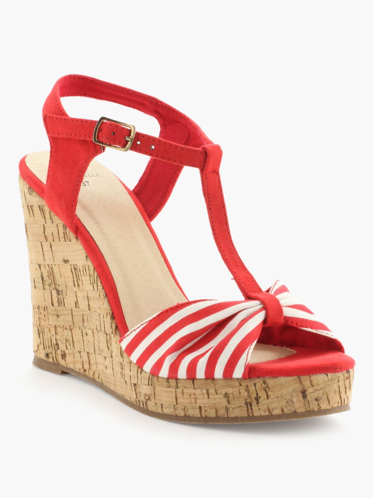 talon compensé la halle au chaussure