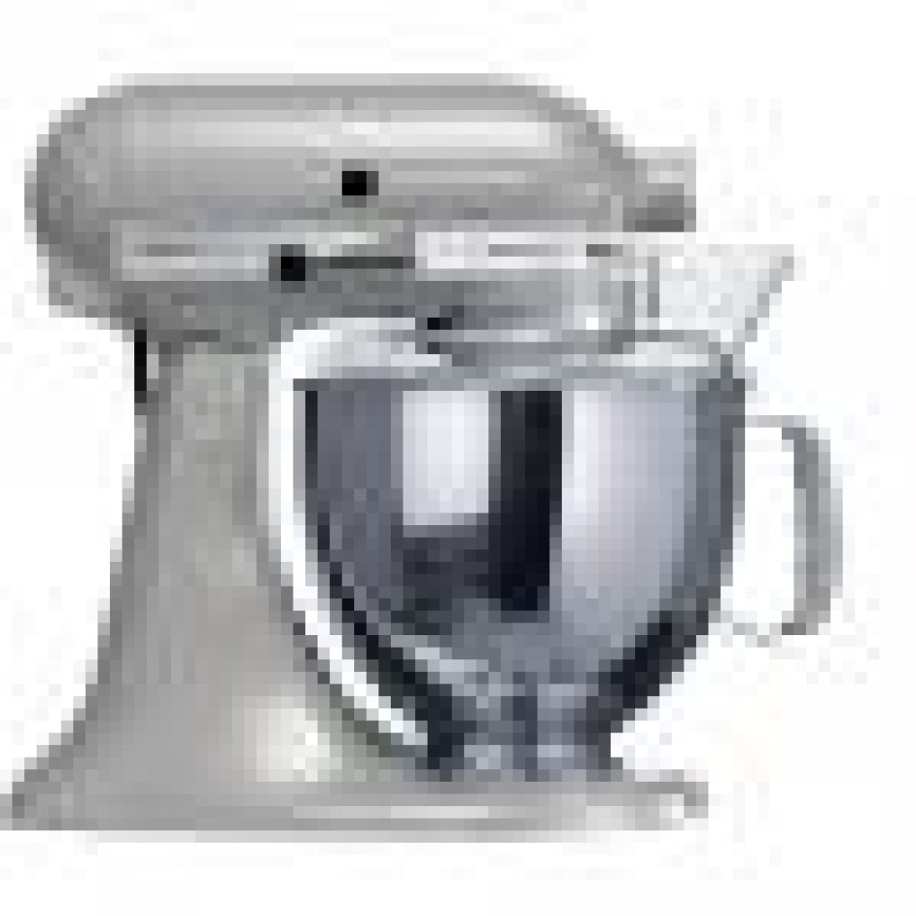 Robot Pâtissier KitchenAid Artisan Gris Argent 4,8L 5KSM150 - Très Bon État