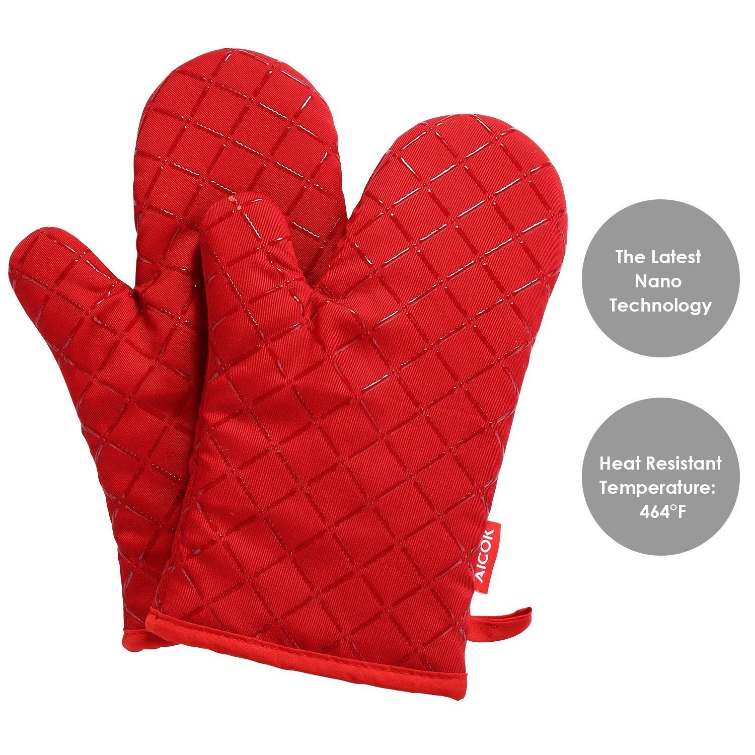 Lot 4 Gants + Maniques Cuisine Drapeau Algérie – Résistants Chaleur, Imprimé Carte Algérie, Protection Four BBQ