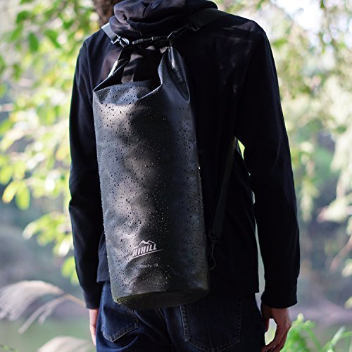 SCHITEC Sac à Dos Étanche 25L – Sac Sec Imperméable IPX8 Pour Kayak, Pêche, Camping Et Sports Nautiques + Pochette Téléphone