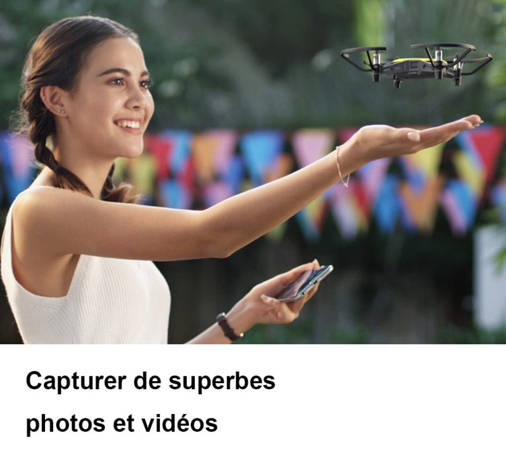 DJI Ryze Tello RC Drone HD 5MP WiFi FPV - WHITE EU PLUG, 2 BATTERIES