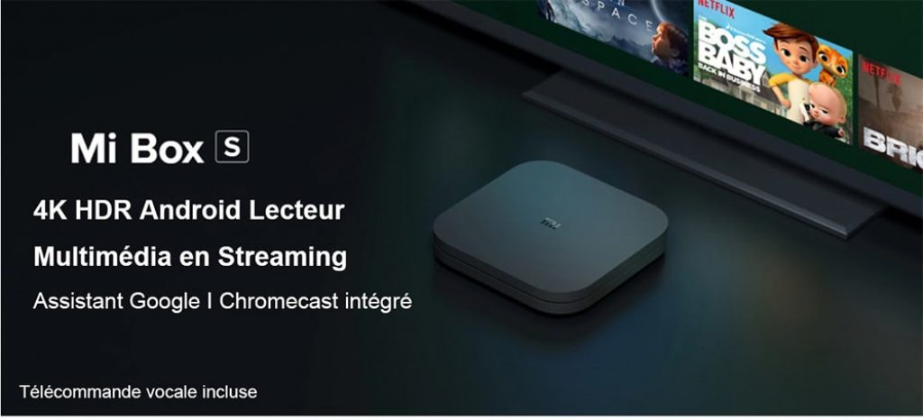 Xiaomi Mi Box S with 4K HDR Android TV Streaming Media Player and Google Assistant Remote