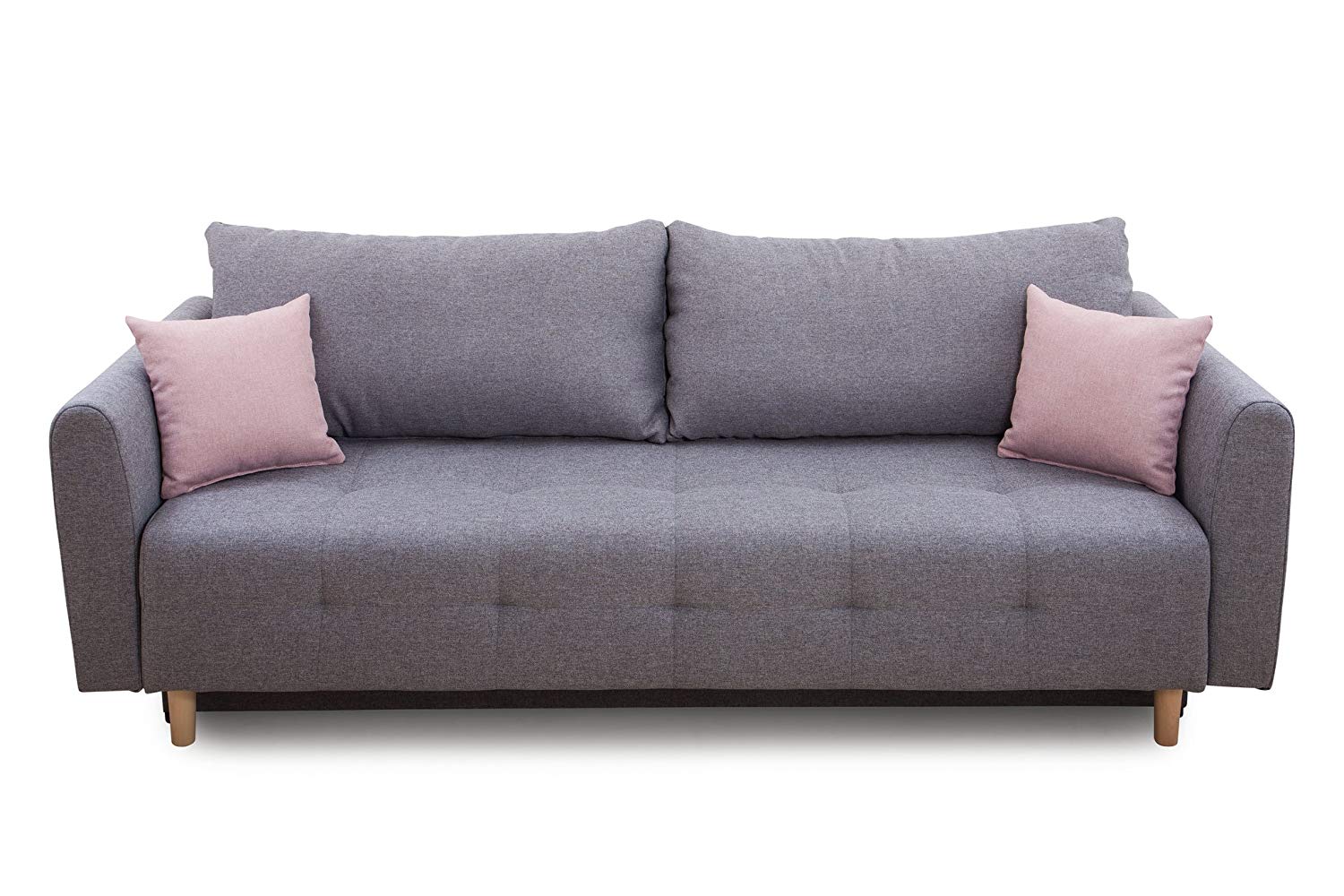 B-famous Canapé Convertible Gris 95 X 235 X 88 Cm - ♣ Les ...