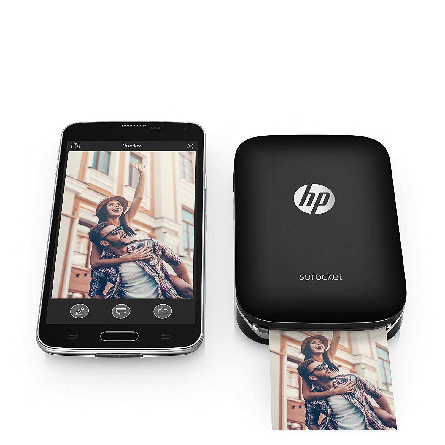 Imprimante Photo Portable HP Sprocket Pack Black Friday - Les Bons