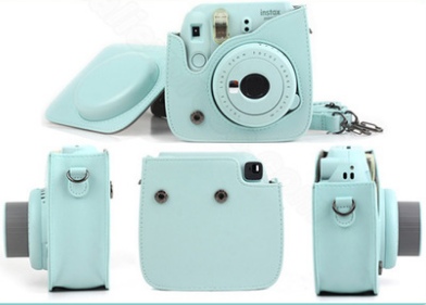XIT Sac De Caméra En Cuir Pu Avec Bandoulière Pour Fujifilm Instax Mini