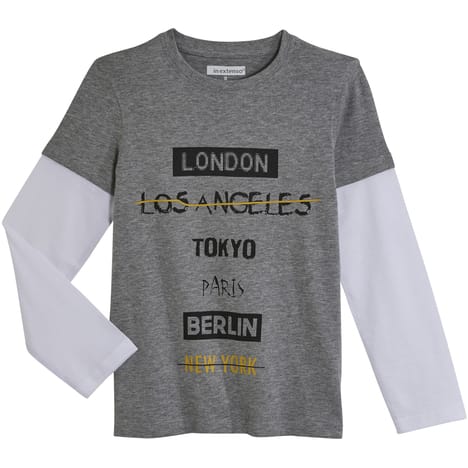 IN EXTENSO T-shirt manches longues garçon