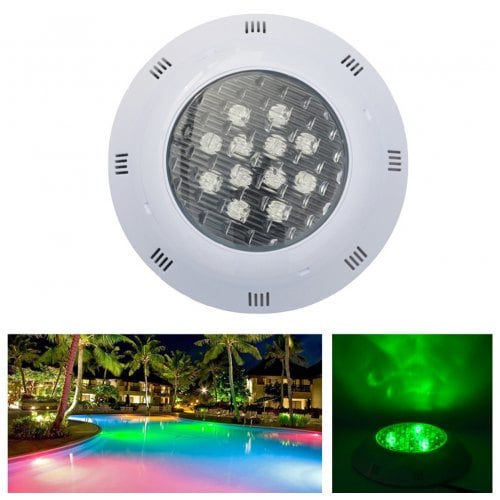 JIAWEN 12W IP68 Waterproof RGB LED Underwater Swimming Pool Light DC 12 ...