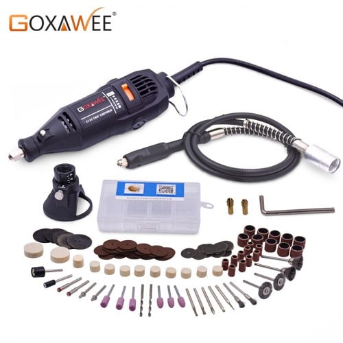 GOXAWEE 220V Power Tools Electric Mini Drill Grinder Polisher Engraver ...