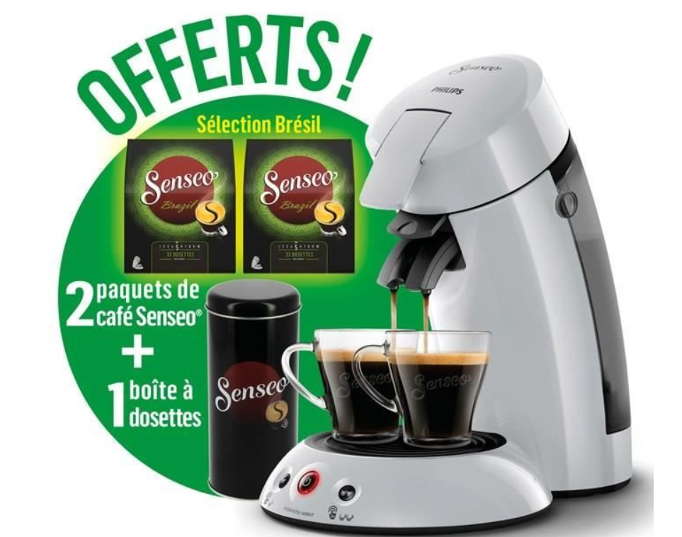 Senseo Machine Box PHILIPS SENSEO Original HD6554/53 + Boîte De Rangement Dosettes + 2 ...