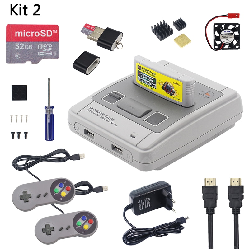 Original Retroflag SUPERPI CASE-J Raspberry Pi 3 Model B+ B NESPI ABS ...