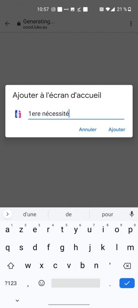 💡 #ASTUCE Générez votre attestation de sortie Covid-19 en 1 clic sur votre smartphone !💡