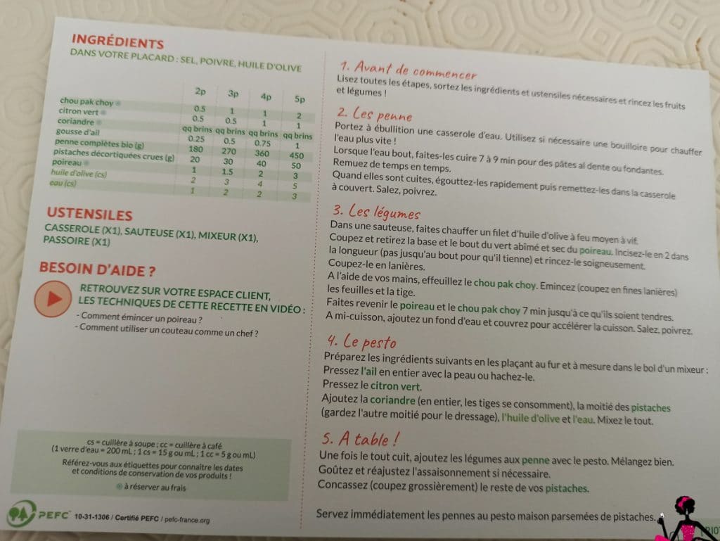 Pendant le confinement, faites vous livrer vos courses avec Quitoque et devenez un véritable cordon bleu !