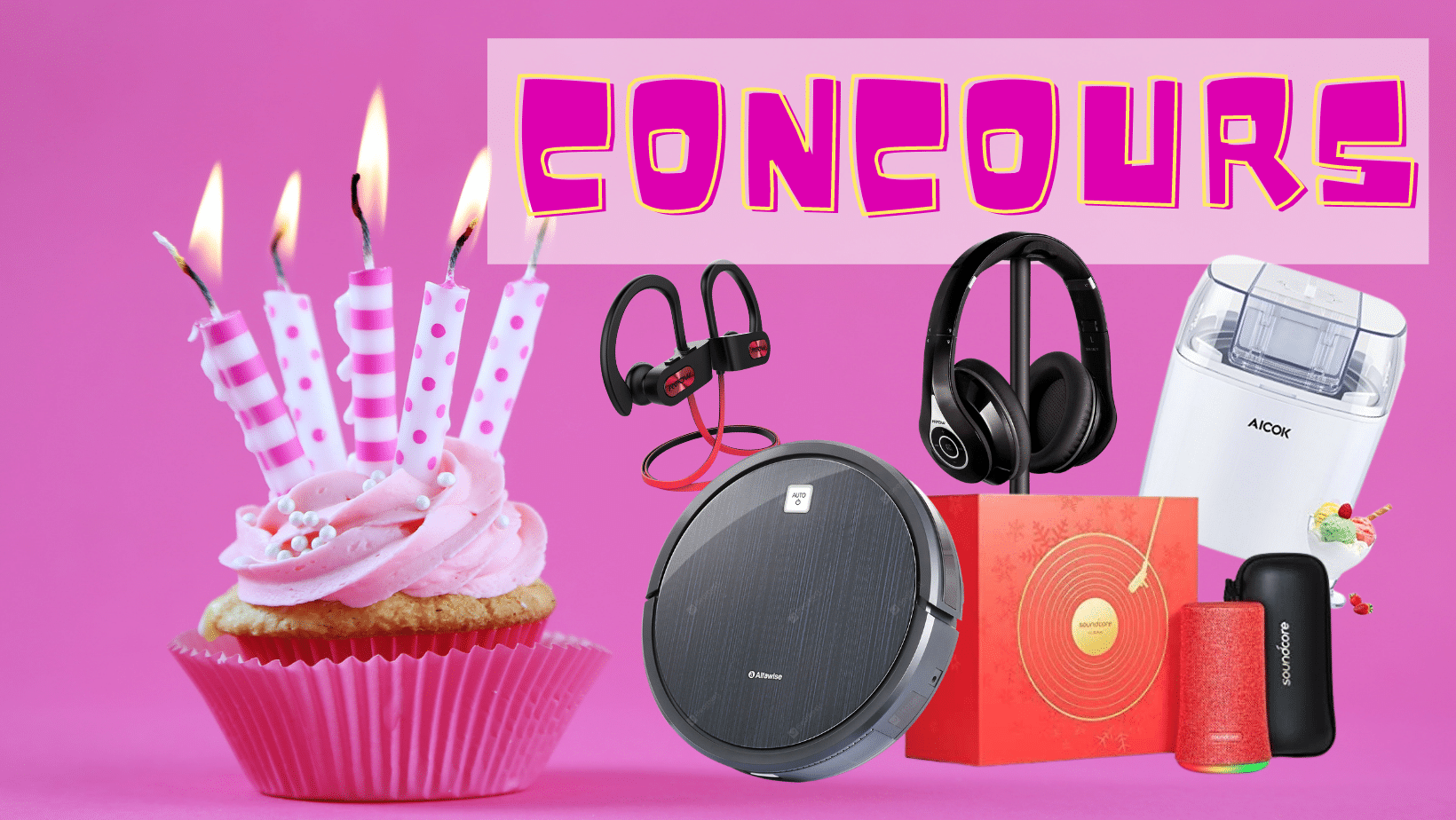 #CONCOURS: pour les 4 ans du site, de nombreux lots à gagner !