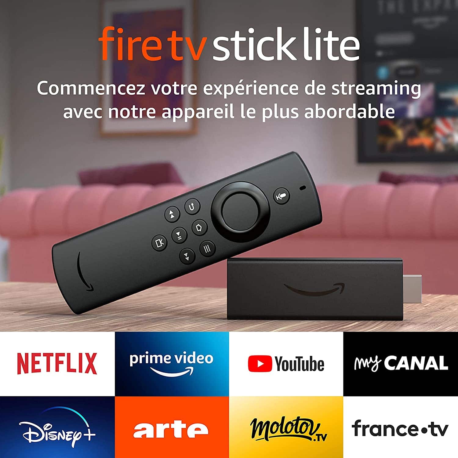 Aazon Fire TV Stick Lite avec télécoande vocale Alexa | Lite (sans