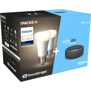 Cyber Monday 2019: le point sur tous les bons plans ! 46 pack amazon echo dot3 hue e27 white