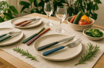 découvrez bini, la solution idéale pour un repas éco-responsable ! nos couverts réutilisables allient style et durabilité, vous permettant de savourer vos plats tout en préservant la planète. optez pour une alternative écologique et élégante pour vos repas au quotidien.