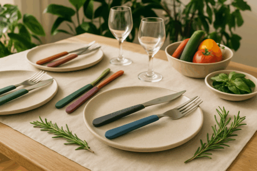 découvrez bini, la solution idéale pour un repas éco-responsable ! nos couverts réutilisables allient style et durabilité, vous permettant de savourer vos plats tout en préservant la planète. optez pour une alternative écologique et élégante pour vos repas au quotidien.