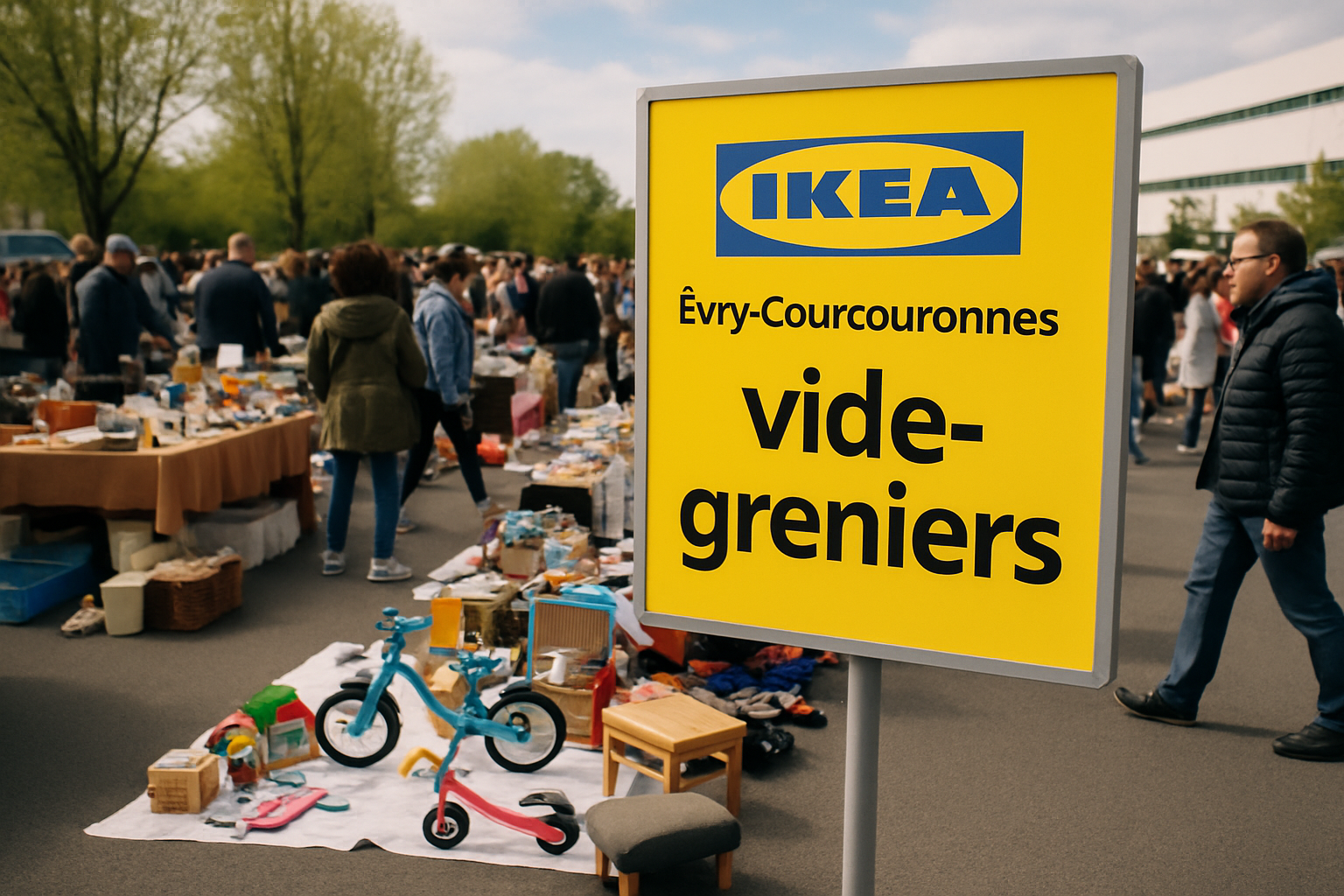 Découvrez le vide-greniers géant d'Ikea en Essonne : toutes les infos pratiques 1 découvrez le vide-greniers géant d'ikea en essonne ! profitez d'une journée unique pour faire de bonnes affaires, dénicher des trésors et profiter des nombreuses animations. toutes les infos pratiques sont ici pour ne rien manquer de cet événement incontournable.