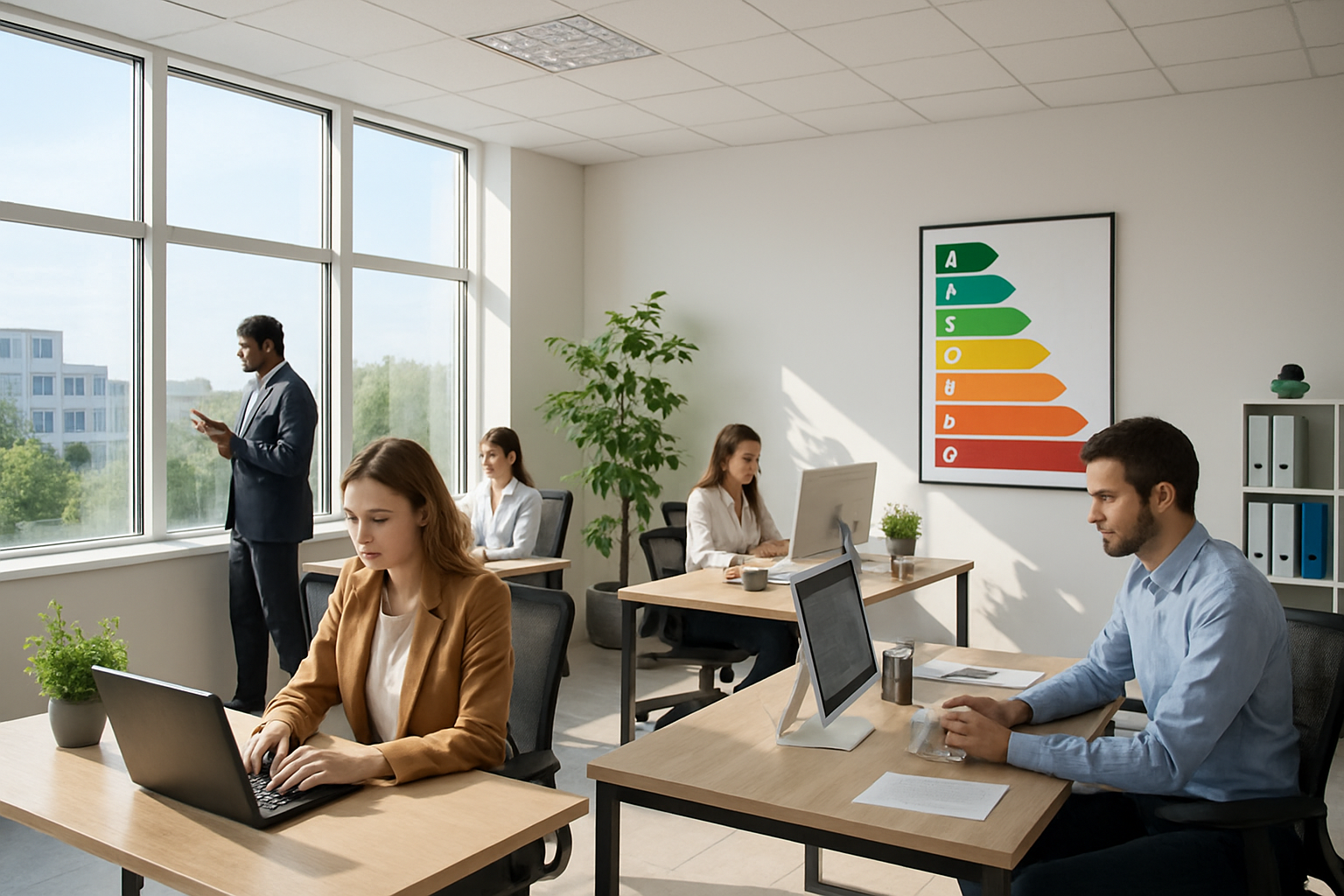Écologie au travail : aménagement d’un bureau vert 2 découvrez comment aménager un bureau vert pour promouvoir l'écologie au travail. adoptez des pratiques durables, créez un environnement sain et encouragez le bien-être de vos employés tout en réduisant l'empreinte carbone de votre entreprise.