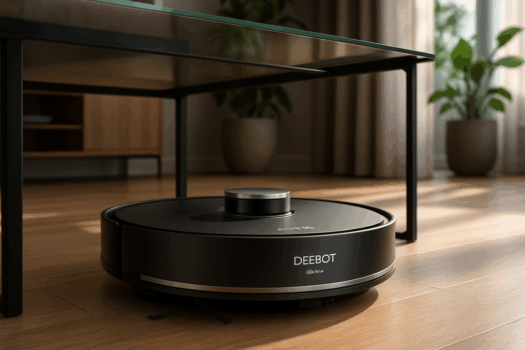 découvrez l'opportunité du moment avec l'aspirateur robot ecovacs deebot x1 omni, noté 4 étoiles, proposé à seulement 459,00 € après une incroyable réduction de 48 %. ne manquez pas cette offre exceptionnelle pour un nettoyage sans effort !