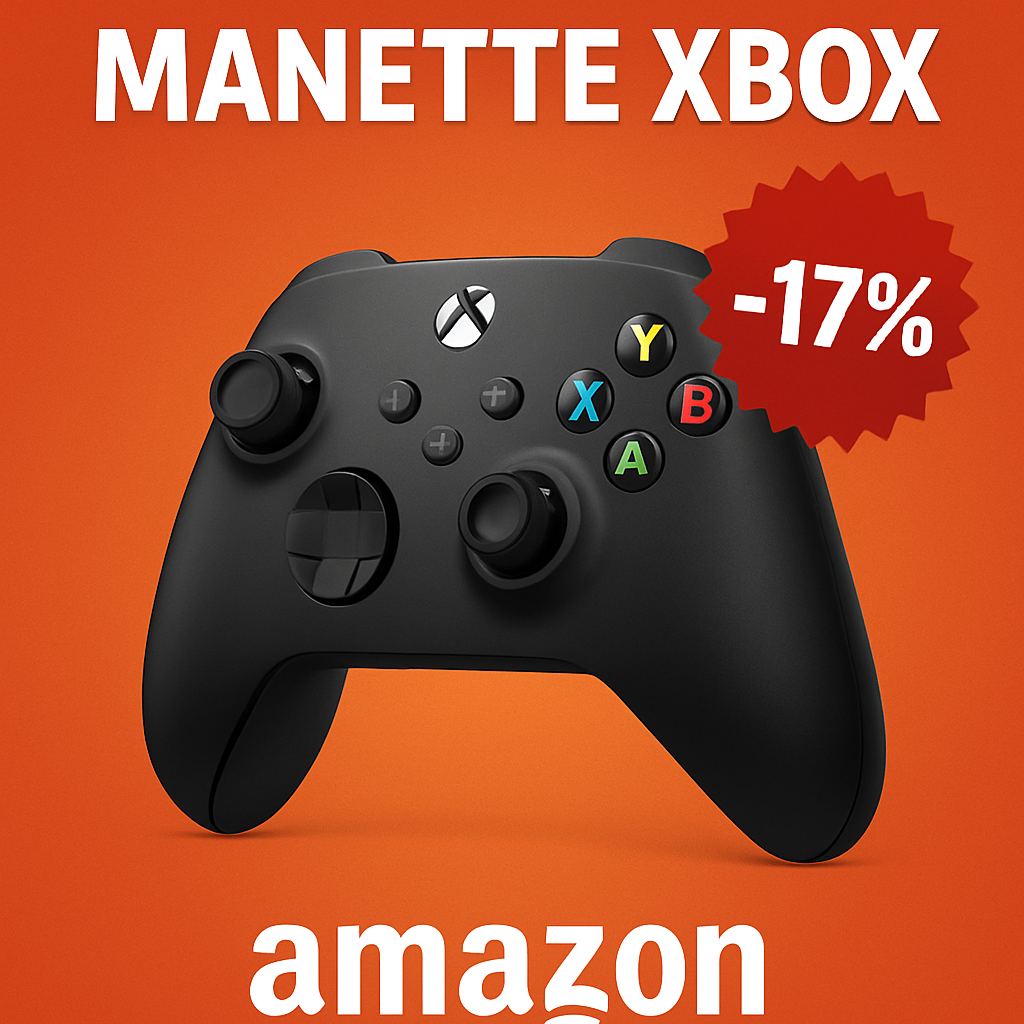 Amazon propose une offre incroyable sur la manette officielle Xbox pour PC 4 profitez d'une offre exceptionnelle sur la manette officielle xbox pour pc sur amazon. améliorez votre expérience de jeu avec cette manette de qualité supérieure, conçue pour un confort optimal et une précision inégalée. ne manquez pas cette occasion d'optimiser vos sessions de jeu !