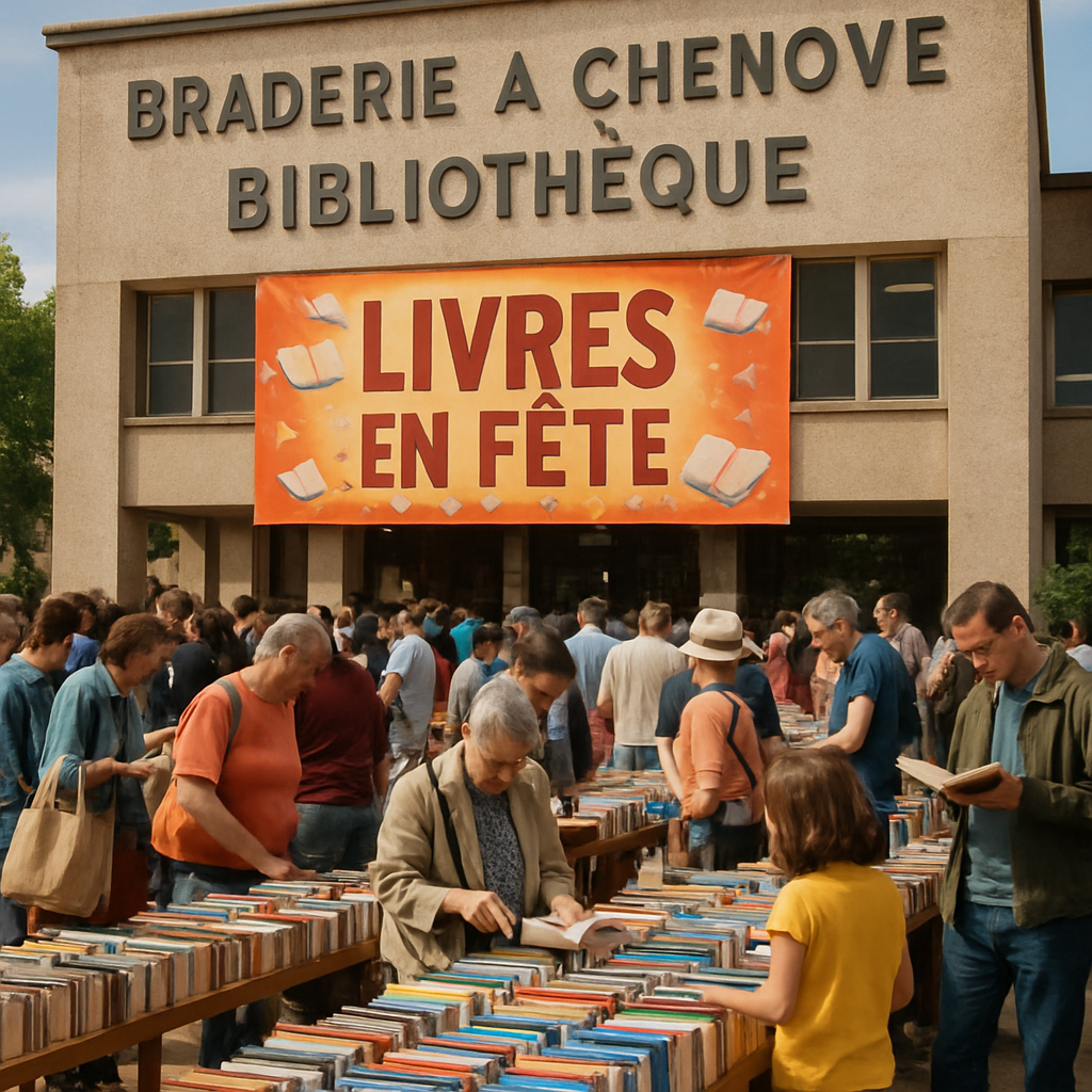 Chenôve : ne manquez pas la braderie de la bibliothèque ce samedi 1 participez à la braderie de la bibliothèque de chenôve ce samedi ! profitez de livres à prix réduits et d'activités pour toute la famille. ne manquez pas cet événement culturel incontournable.