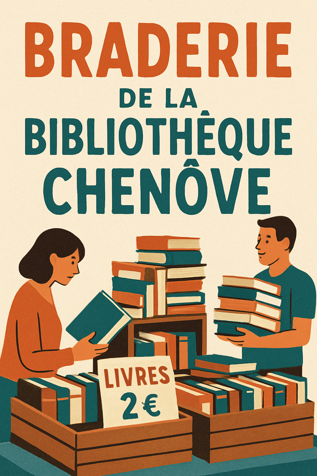 Chenôve : ne manquez pas la braderie de la bibliothèque ce samedi 2 participez à la braderie de la bibliothèque de chenôve ce samedi ! découvrez des livres à prix réduits, profitez d'animations pour toute la famille et partagez votre passion pour la lecture. ne ratez pas cet événement incontournable !