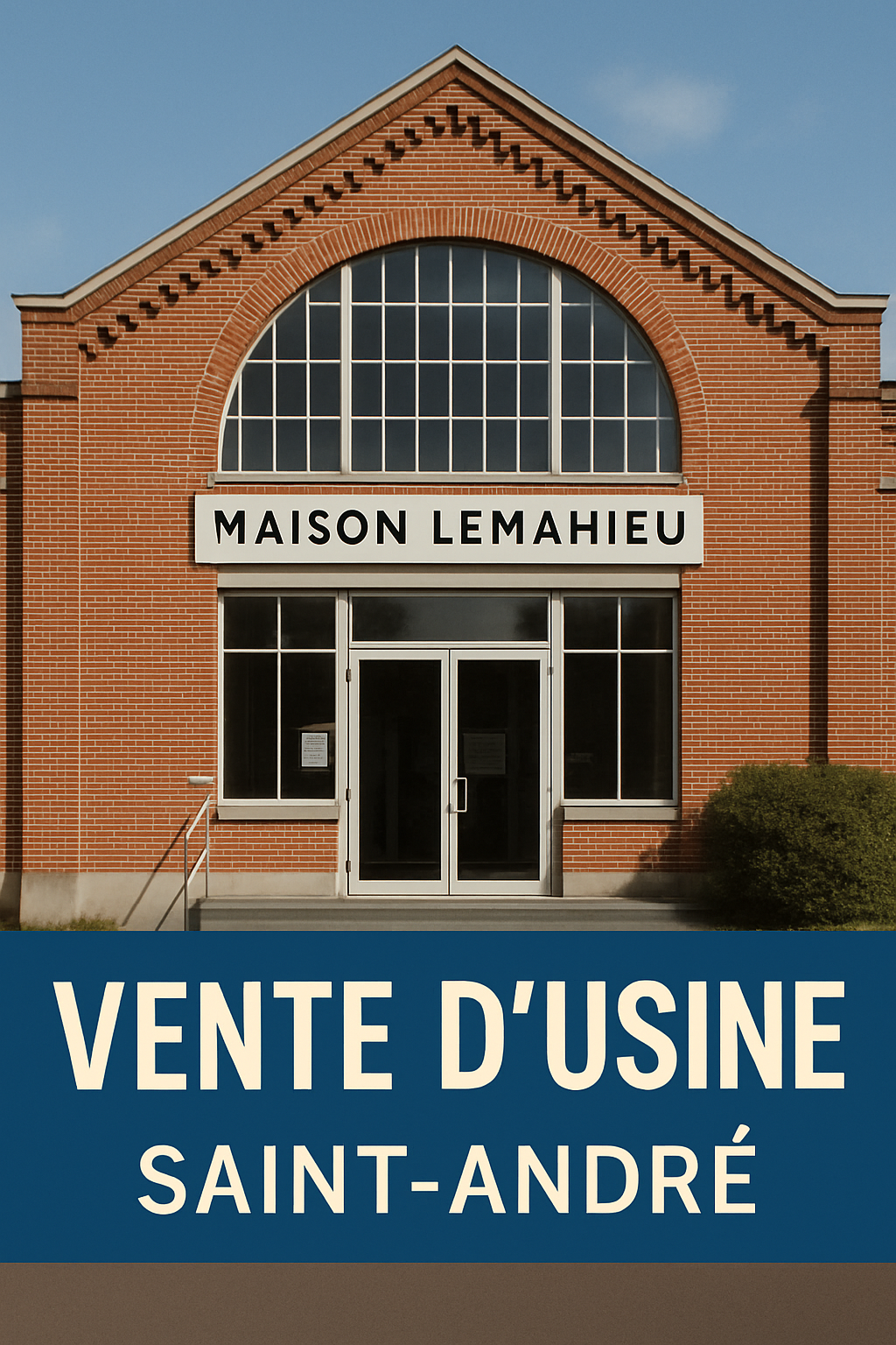 Découvrez la vente exceptionnelle d'usine chez Maison Lemahieu à Saint-André 1 participez à la vente exceptionnelle d'usine chez maison lemahieu à saint-andré et profitez d'offres incroyables sur nos produits de qualité. ne manquez pas cette occasion unique de faire de bonnes affaires dans un cadre convivial !