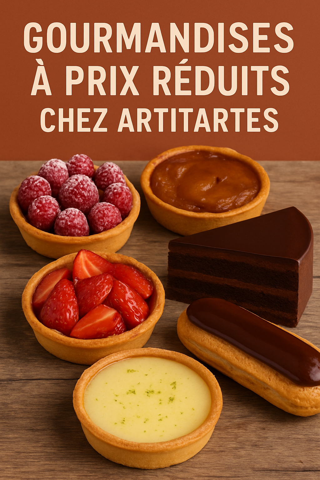 Découvrez les bonnes affaires : les pâtisseries d'hier à prix réduits chez Artitartes à Boulogne 2 profitez des délicieuses pâtisseries d'hier à prix cassés chez artitartes à boulogne. découvrez nos offres exceptionnelles et régalez-vous avec des créations artisanales à des tarifs imbattables. ne manquez pas ces bonnes affaires alliant qualité et gourmandise !