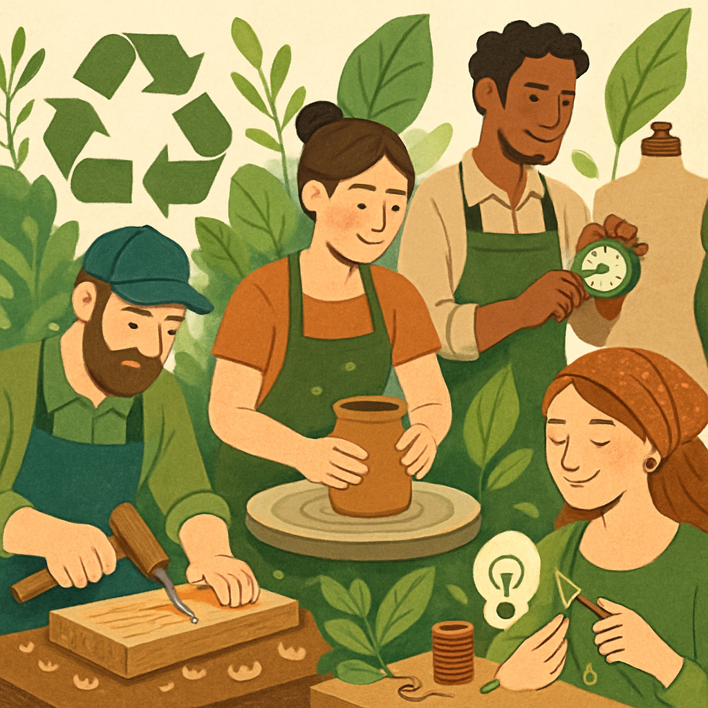 Écologie et artisanat : valoriser le fait main et local 3 découvrez comment l'écologie et l'artisanat se rejoignent pour valoriser le fait main et local. explorez les bienfaits de soutenir les artisans engagés dans une approche durable, tout en redécouvrant des produits authentiques et respectueux de l'environnement.