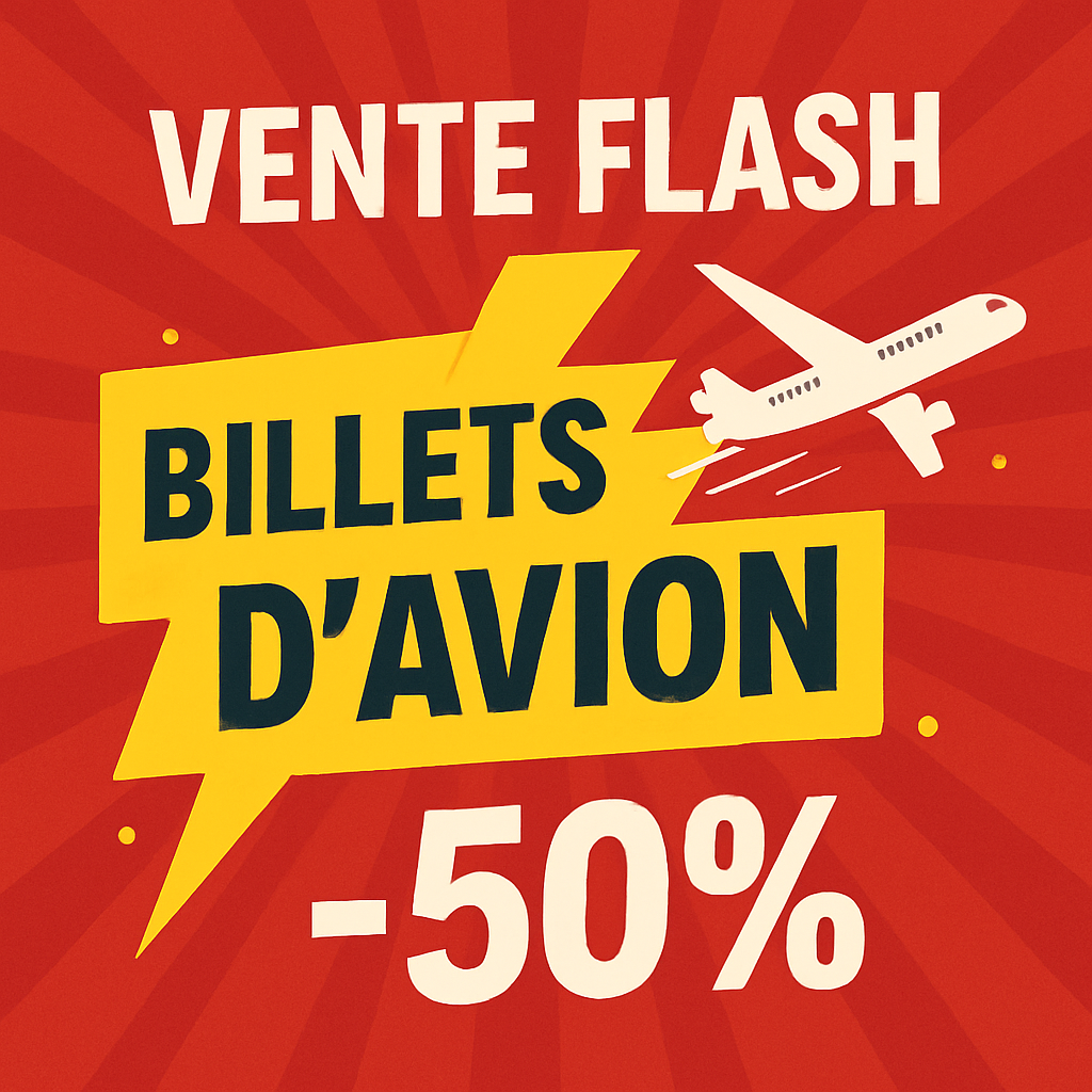 Profitez d'une vente flash sur les billets d'avion : le bon plan incontournable pour vos vacances d'été 1 ne manquez pas notre vente flash sur les billets d'avion ! réservez maintenant et bénéficiez de tarifs exceptionnels pour vos vacances d'été. c'est le bon plan incontournable pour voyager à moindre coût et découvrir de nouvelles destinations. faites vite, les offres sont limitées !