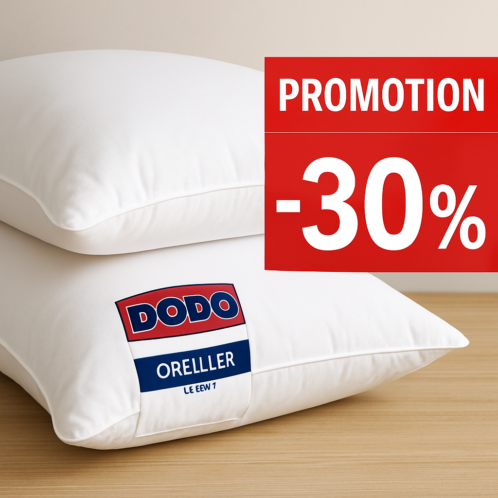 Découvrez ces deux oreillers DODO ultra confortables en promotion à moins de 25 euros ! 1 profitez de notre offre exceptionnelle sur deux oreillers dodo ultra confortables, maintenant en promotion à moins de 25 euros ! transformez vos nuits avec un confort inégalé et un soutien parfait pour un sommeil réparateur.