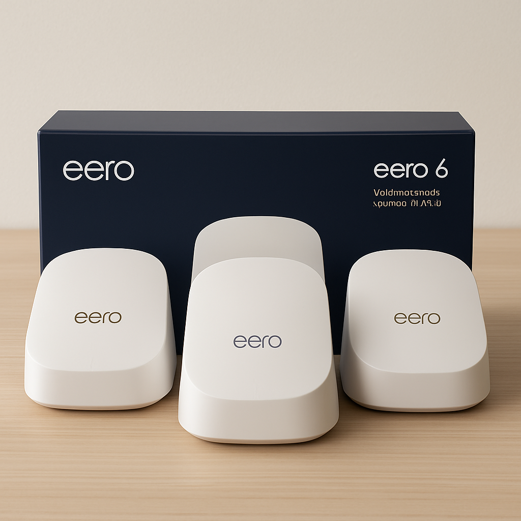 profitez d'une connexion internet ultra-rapide avec notre pack eero 6 composé de 3 modules, le tout à un prix incroyable de seulement 130 €. ne manquez pas cette offre exceptionnelle pour améliorer votre expérience numérique !
