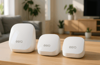profitez d'une expérience internet inégalée avec notre pack eero 6 comprenant 3 modules, proposé à un prix exceptionnel de seulement 130 €. améliorez votre connexion wi-fi et dites adieu aux zones mortes dans votre maison !