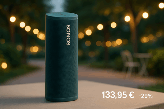 profitez de notre offre exceptionnelle sur l'enceinte portable sonos roam 2, actuellement à seulement 133,95 € ! bénéficiez d'une réduction de 29 % et découvrez pourquoi elle est appréciée avec une note de 4 étoiles. ne manquez pas cette opportunité d'améliorer votre expérience audio.
