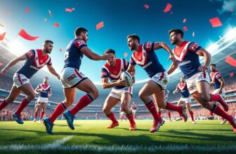 découvrez comment les roosters prennent l'avantage dans la lutte acharnée pour le top 8 de la nrl, avec une analyse des enjeux et des perspectives pour la fin de saison.