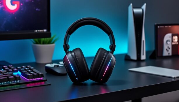 profitez de -46% sur le casque gamer sans fil logitech g pro x, une offre exceptionnelle compatible avec pc, ps5 et switch. qualité audio professionnelle, confort et liberté de mouvement vous attendent pour sublimer vos sessions de jeu.
