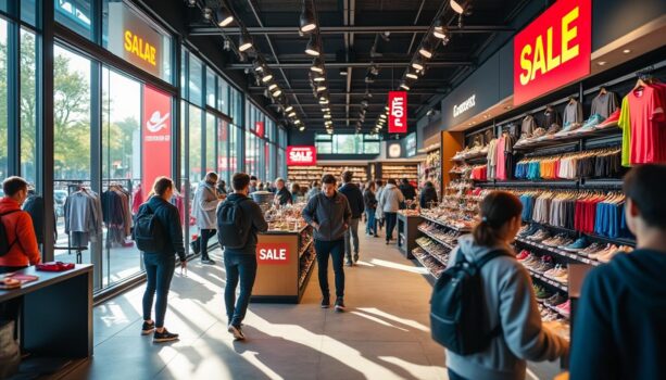 profitez de bonnes affaires à lyon ! une enseigne de sport renommée propose un déstockage exclusif de ses articles sportifs à prix réduit. ne manquez pas cette occasion d'équiper toute la famille à petits prix !