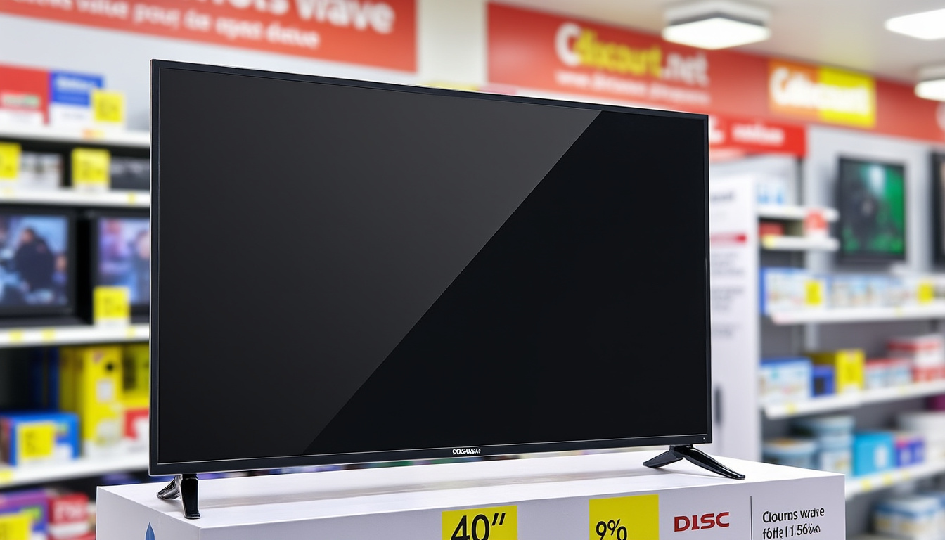profitez de notre offre du jour : une smart tv haut de gamme à prix exceptionnel ! ne ratez pas cette occasion unique de moderniser votre salon avec une technologie de pointe à petit prix.