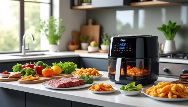 découvrez le ninja crispi, l'airfryer en verre innovant qui réinvente la cuisson saine à petit prix. profitez de cette offre exceptionnelle et transformez votre cuisine avec un appareil design, performant et facile à nettoyer.