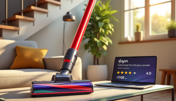 découvrez une offre exceptionnelle sur amazon : économisez 110 euros sur un aspirateur dyson performant, plébiscité par les utilisateurs pour son efficacité et sa fiabilité. ne manquez pas cette opportunité unique !