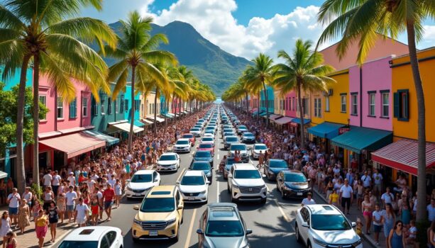 découvrez comment le black friday à papeete a attiré une foule record, provoquant embouteillages et courses effrénées aux meilleures offres pour préparer un noël malin et économique.