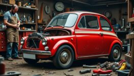 découvrez l'histoire d'un passionné qui achète une fiat 'ferrari' à seulement 3 000 €, convaincu d'avoir fait une bonne affaire, avant de se confronter à une restauration plus longue et coûteuse que prévu.