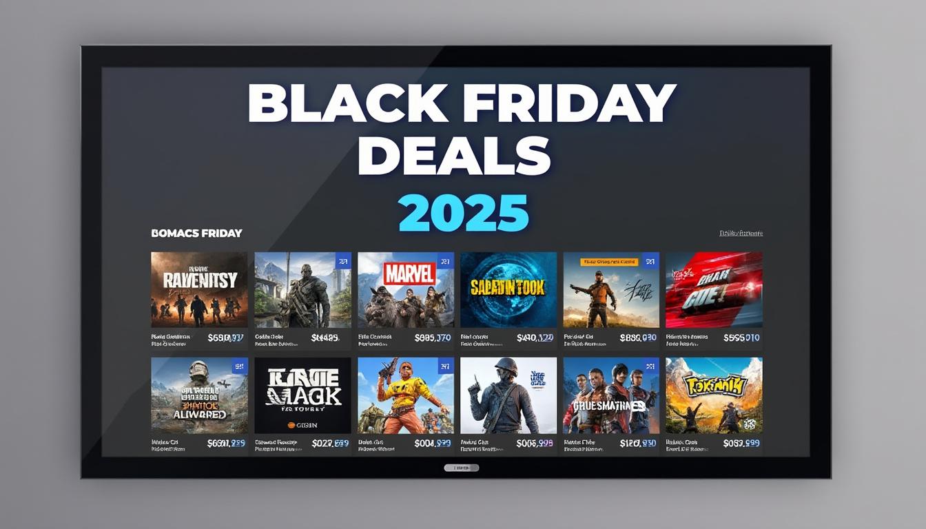 découvrez les meilleures offres immanquables de jeux vidéo pour le black friday 2025. profitez des réductions exclusives sur vos titres préférés et préparez-vous à gamer au meilleur prix !