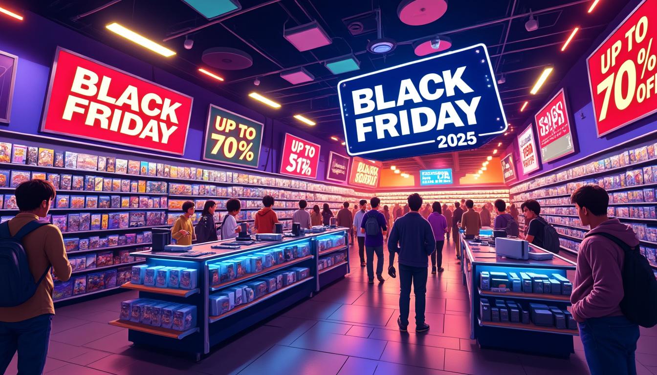 découvrez les meilleures offres immanquables de jeux vidéo pour le black friday 2025. profitez des réductions exclusives sur vos titres préférés et préparez-vous à jouer à petit prix !