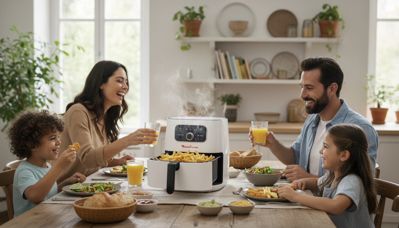 découvrez la friteuse moulinex à moins de 60 € pour préparer facilement des poulets du dimanche croustillants et savoureux. un appareil pratique et abordable pour des repas gourmands en famille.