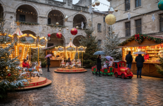 découvrez le palais du jeu, l'incontournable rendez-vous gratuit des féeries de noël à narbonne, une expérience magique à vivre en famille, même sous la pluie.