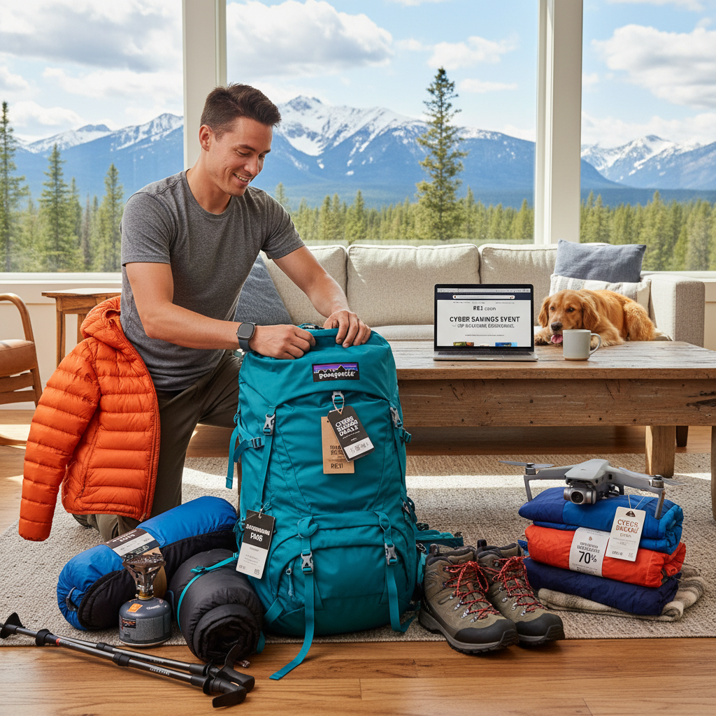 découvrez les 65 meilleures offres extérieures rei pour le cyber monday 2025 et profitez de réductions incroyables sur tout l'équipement de plein air, des vêtements aux accessoires.