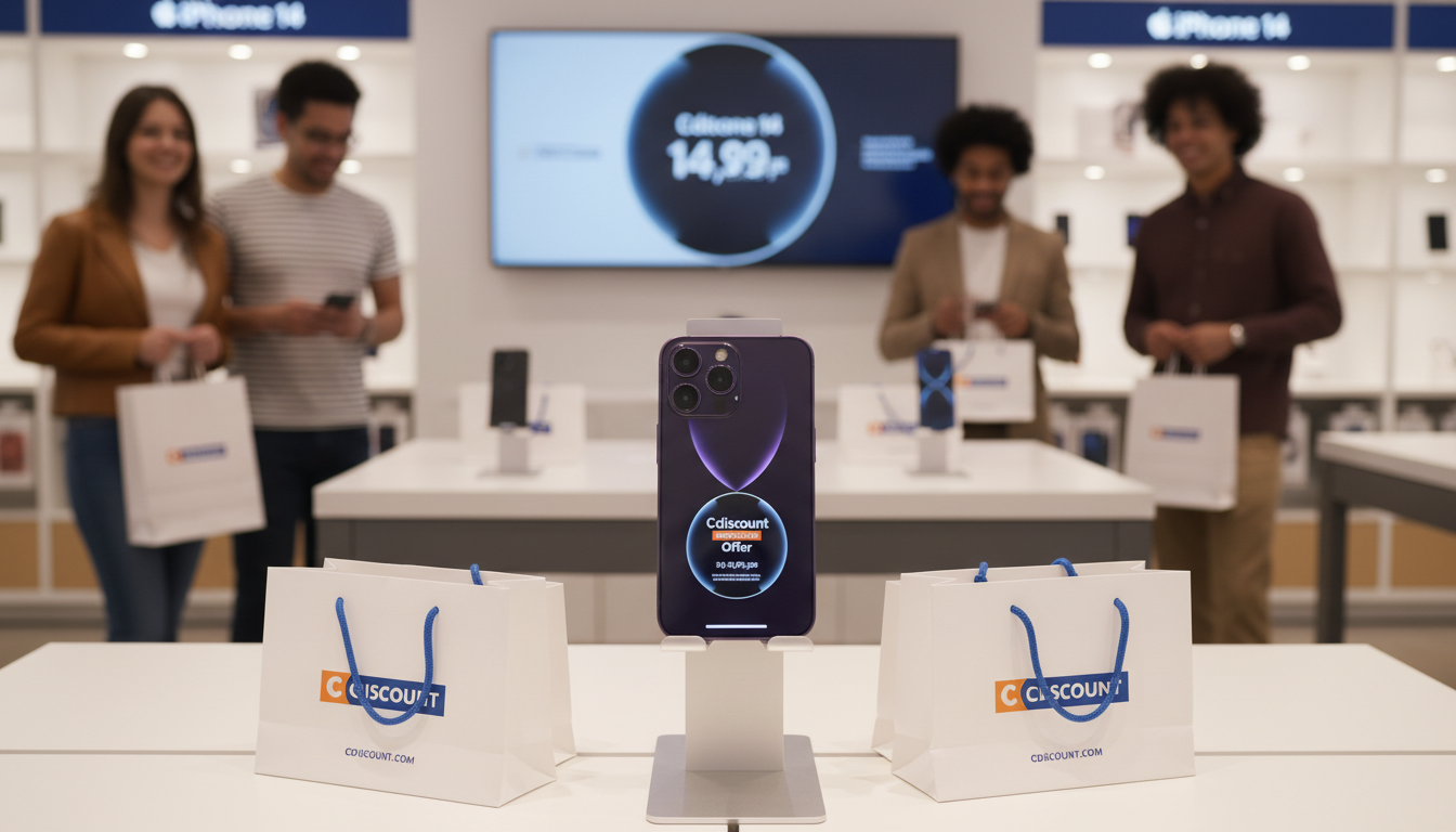 découvrez l'offre exclusive cdiscount sur l'iphone 14 avec une promotion secrète à ne pas manquer. profitez dès maintenant des meilleurs prix sur le dernier modèle apple !