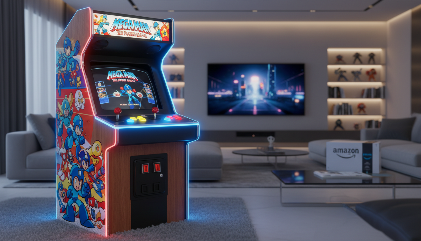 découvrez notre offre exclusive : bénéficiez d'une réduction exceptionnelle sur la borne d'arcade mega man disponible chez amazon. ne manquez pas cette opportunité unique pour les fans de jeu rétro !